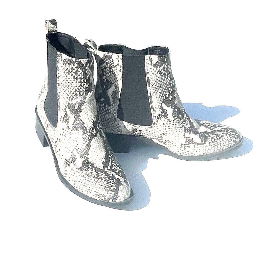 Steven Madden Women’s Snake Print Ankle Boot
